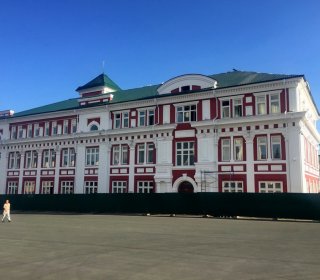 Выполнение работ по капитальному ремонту фасада здания Администрации г.о. Саранск