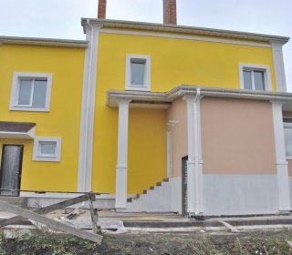 Отделка фасада жилого дома по адресу: г. Ульяновск, ул. Скринского д.28