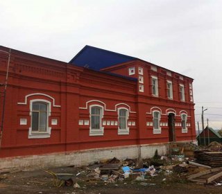 Реставрация фасада Храма Петра и Павла с.Шиловка